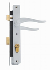 木ハードウェアほぞ穴のドア ロックを亜鉛でメッキする真鍮のまっすぐなレバー ハンドルを引っ張りなさい
