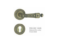 イランの空想の85mm装飾的な亜鉛合金のドア ハンドルをドア ハンドル、締める