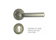 イランの空想の85mm装飾的な亜鉛合金のドア ハンドルをドア ハンドル、締める