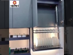 卸売 家具 垂直 リフト キッチン キャビネット 果物 野菜 リフティング バスケット 自動