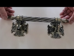 ヨーロッパのシンプルな大気型棺柄 横縁の飾り花セット