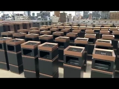 屋外 27L リサイクルゴミ箱 クラシックメタルゴミ箱