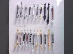 アンティーク クロム クラフト 引く ハンドル アルミ&SUS 高級 装飾 大型 ホテル 固木 ドア ハンドル