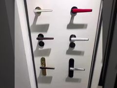 現代の亜鉛合金のドア ハンドル、あなたのための商業ドア ハンドル 58*85mm カスタマイズされたデザインを導入して下さい