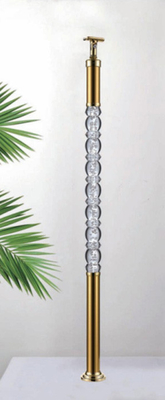2024 豪華なインテリア プリフィニッシュ 結晶柱 バルースタード アクリル バルースタ 階段 階段 ハンドレール デザイン