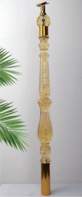 豪華 透明 水晶 アクリル ハンドリル 柱 アクリル 階段 レンディング