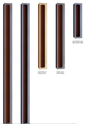 固体アルミニウム合金 収納式 装飾用家具 キャビネット クローゼット ハンドル 150mm x W34.5mm x D 18.4m