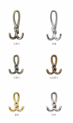 新品 亜鉛合金 クロム付着着物フック
