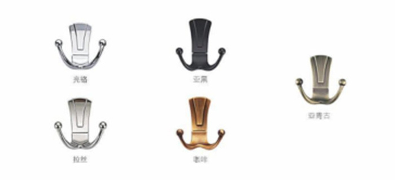 新品 亜鉛合金 クロム付着着物フック