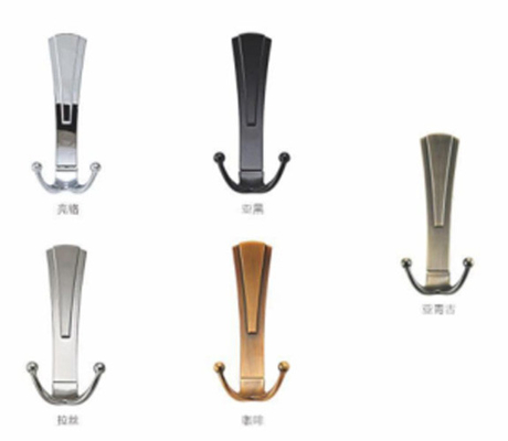 新品 亜鉛合金 クロム付着着物フック