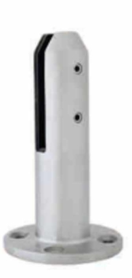 Adjustable Stainless Steel Duplex Square Base Plate Glass Spigot For Pool Fencing Balustrades Handrails