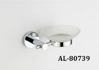 真鍮の衛生きれいな浴室の付属品は、優雅な浴室ガラス棚のタオル掛けを置く