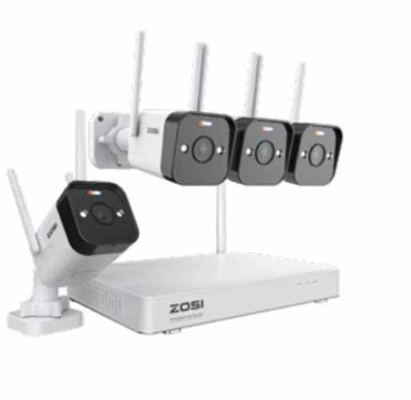 工場価格 監視 防水カメラ 1080p AHD CCTV DVR KIT 8CH ネットワークケーブルと電源を含む