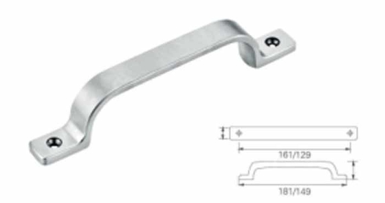 固体U型ハンドル 304 産業用機器用ステンレススチール キャビネット ドローヤー ワイヤ 図面 シルバー カートン
