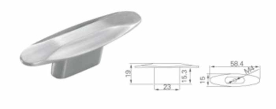 SUS304 ステンレス鋼のノブ 家具 青銅 ドアノブ ハンドル ドアノブ 装飾 ドラワー ハンドクラフト ホーンノブ