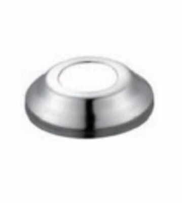 Stainless Steel Universal Pipe Base Wardrobe Hardware with Thickened Hanger Towel and Clothes Rail Spherical Flange Flange Base
