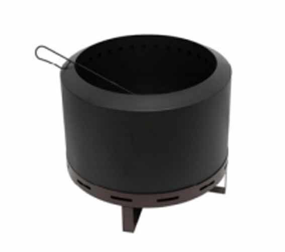 Round Black Camping Outdoor Firepit Barbecue Stove Steel Portable Mini Wood Burning Fire Pit Charcoal Bbq Grill
