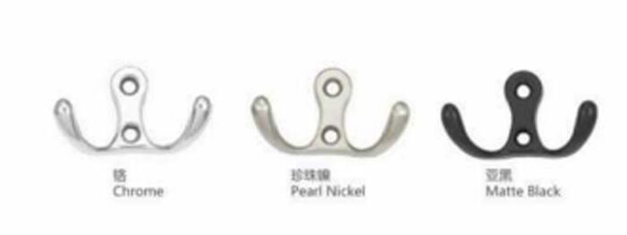 Furniture Hardware Zinc Alloy Wardrobe Accessories Clothes Hook