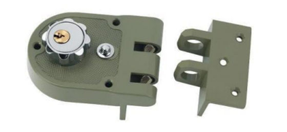 ブラス サイリンダー リム ロック 盗難防止 中夜 ロック 2.5 インチ