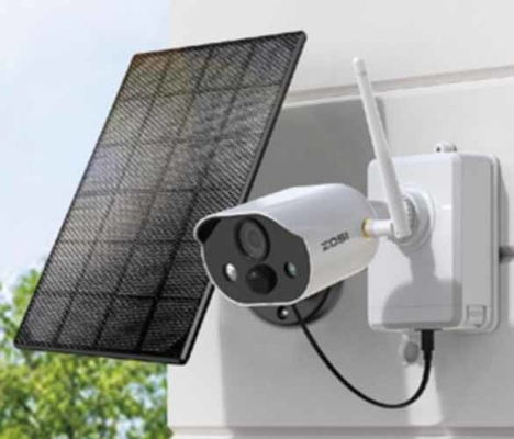 2レンズ 8MP 4K ワイヤレス 北米 4G LTE 太陽光発電 監視 セキュリティ PTZ カメラ 屋外 4G SIM カード 太陽光CCTV カメラ