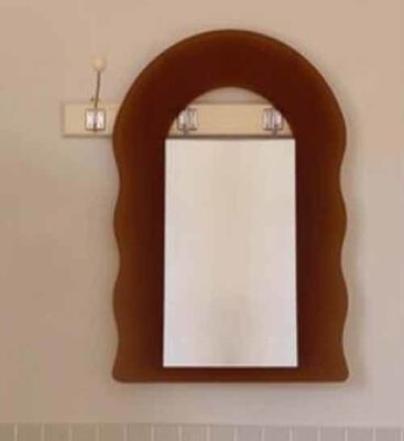 新着 リビングルーム ベッドルーム 装飾 全身 美的 不規則 ミラー ウサギ ぬいぐるみ 全身鏡